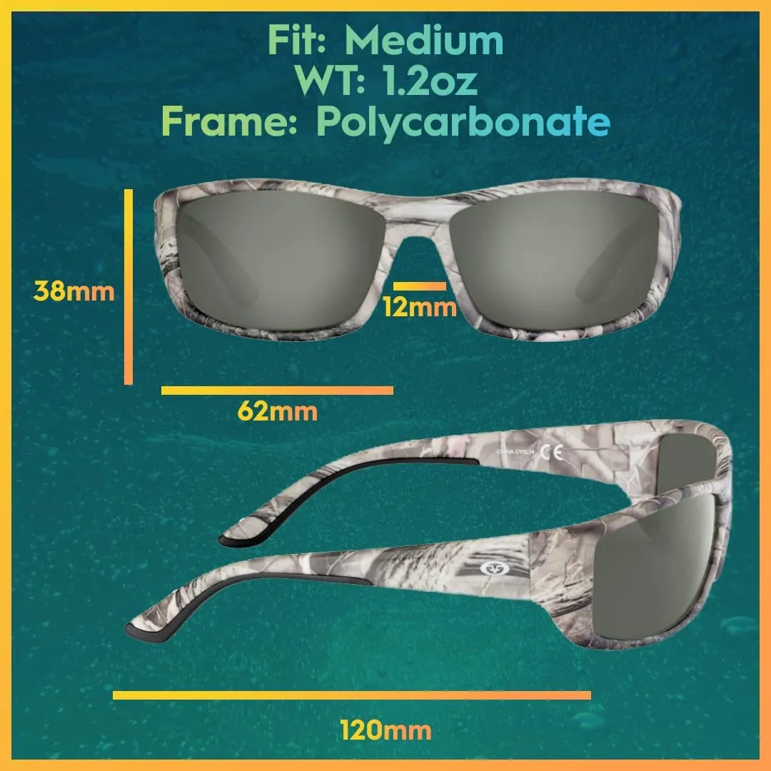 Rectangular Sunglasses Flying Fisherman kinetic Women's Buchanan 