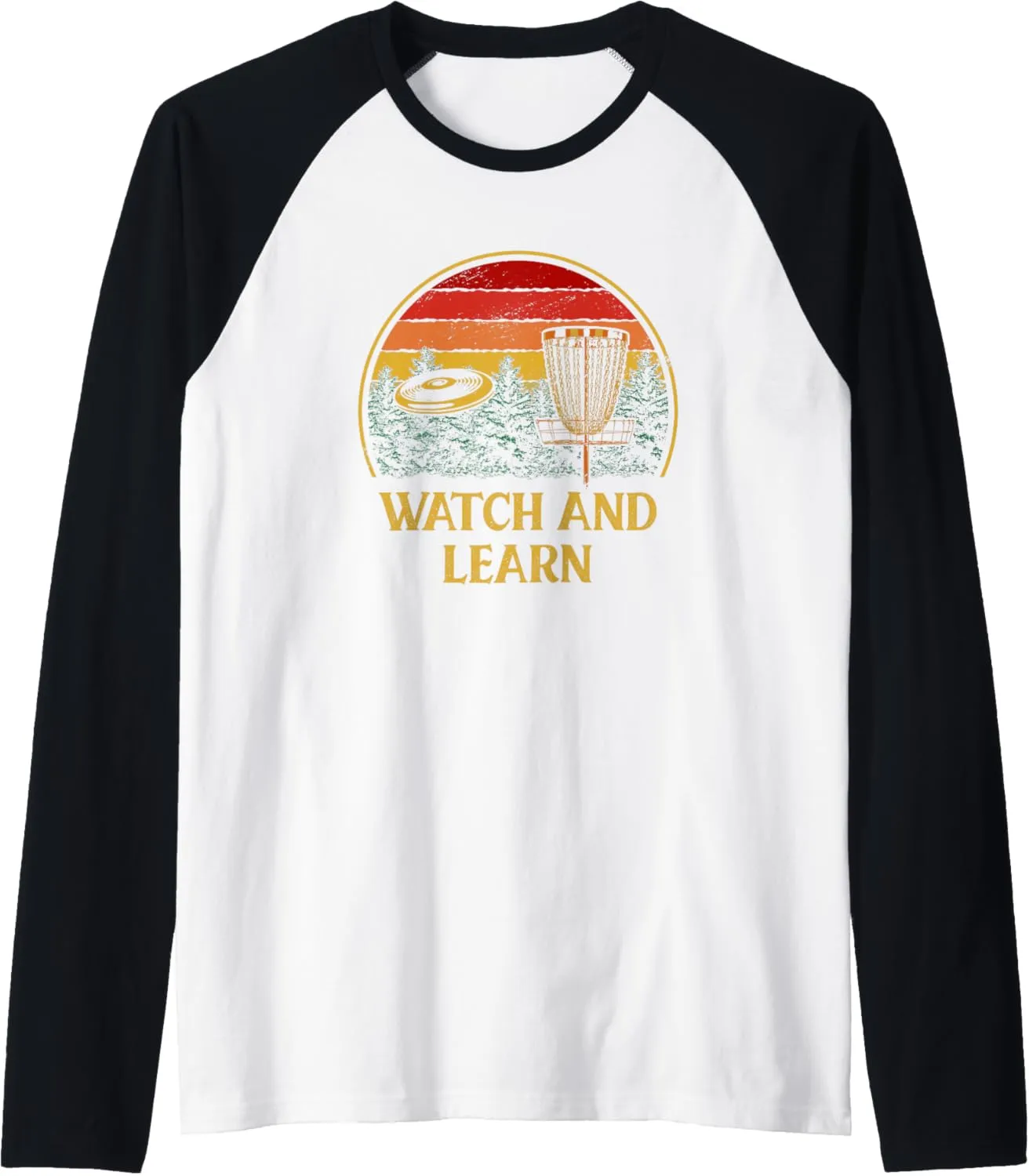 render convection awesome Learn Disc Golf Outdoor Game Golfer Field Game Raglan Baseball Tee Watch and 