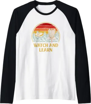 render convection awesome Learn Disc Golf Outdoor Game Golfer Field Game Raglan Baseball Tee Watch and 
