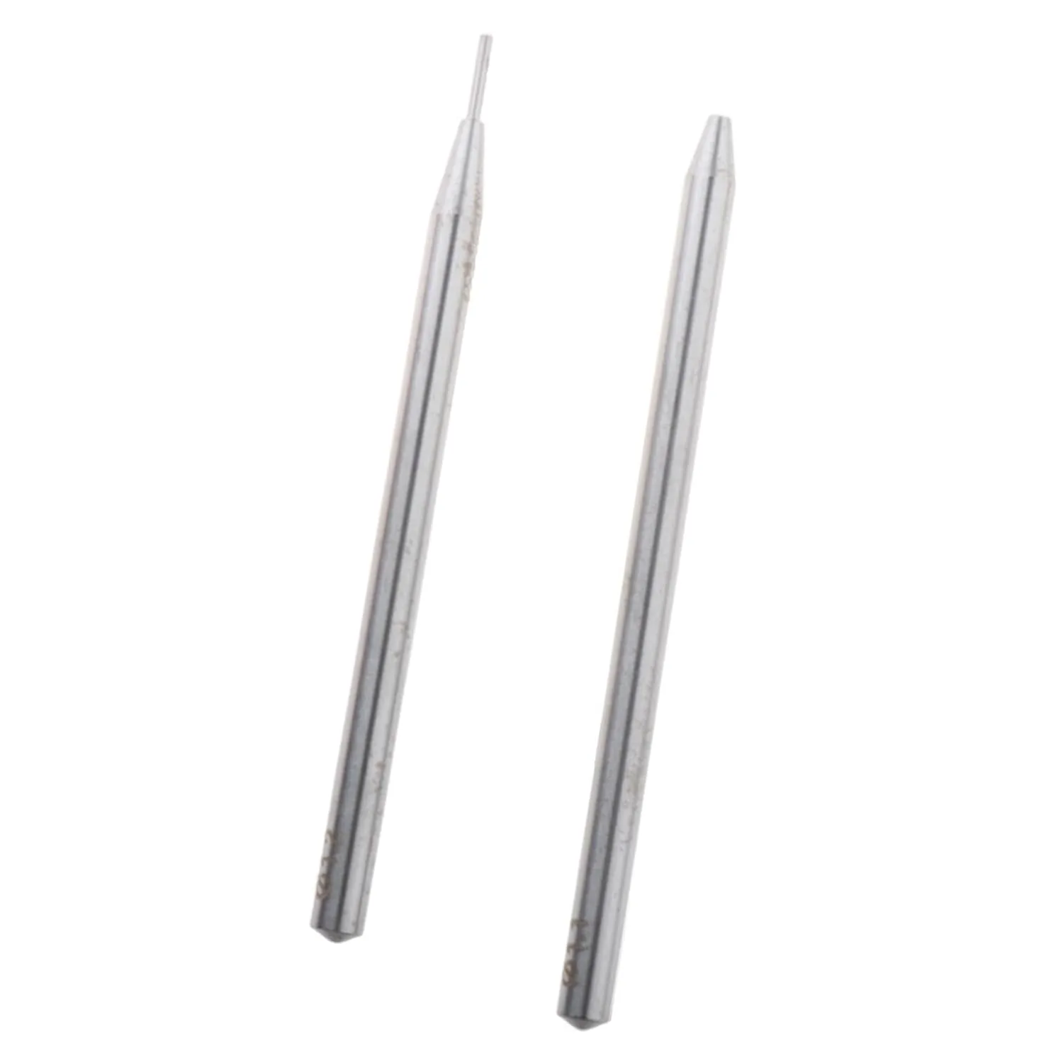 Repair Punches nestle thread altogether attire 1.1mm 1.2mm 2 Pieces Pin Punches Movement Tool Ceramic Bead Remove Tools Clock Stainless Steel Jewelry Watch 