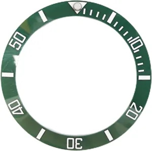 Replace Accessories Watch Face Ceramic Bezel rt for 44mm Sub Automatic 40mm big luce punch vocal Watch Repair Tool Kit(Green2(40mm)) Lightweight and Portable Mens Watches 
