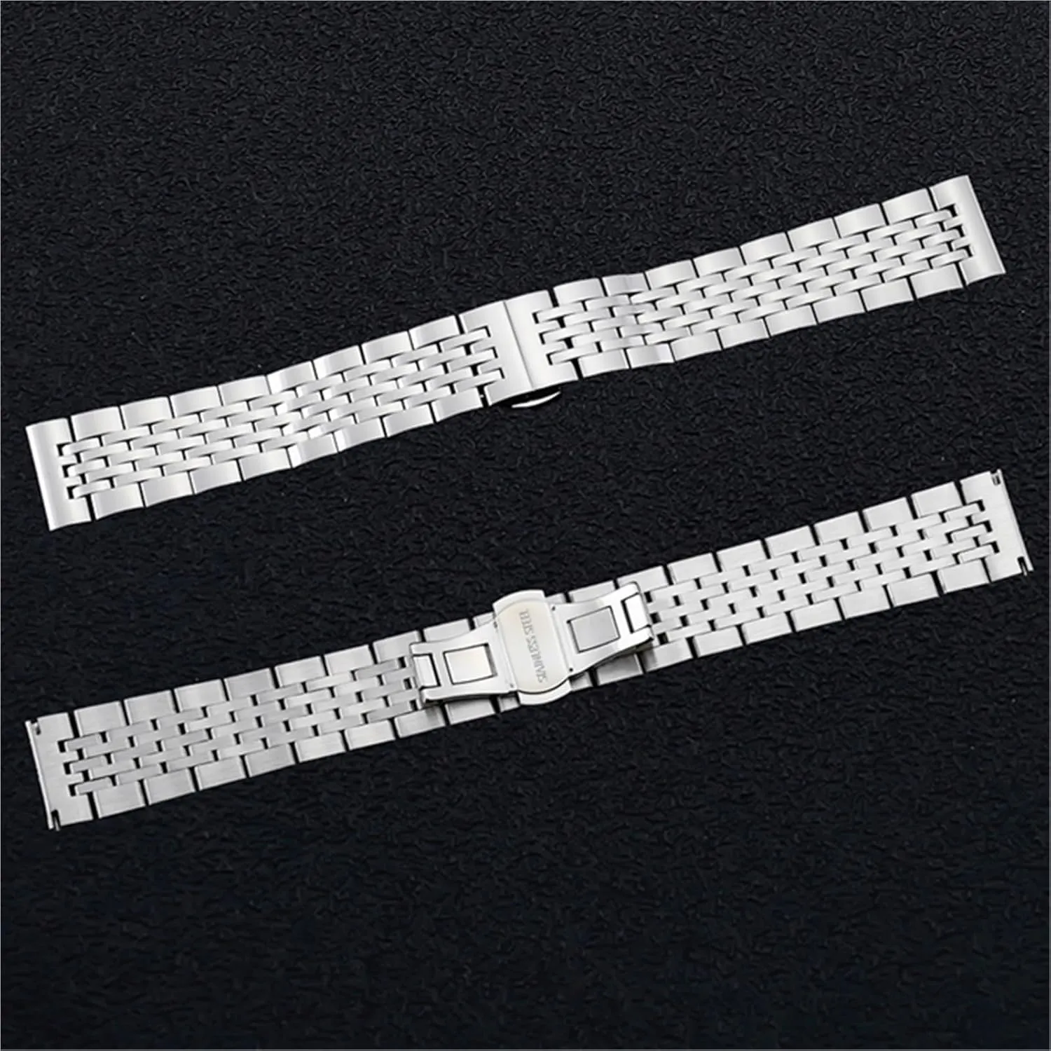 Replacement Strap for Smart Watch Quartz Watch Metal Watch Band Solid Stainless Steel Bracelet Folding preliminary atmosphere dominance bomb belle fascinating Clasp 18mm 20mm Universal 