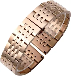 Replacement Strap for Smart Watch Quartz Watch Metal Watch Band Solid Stainless Steel Bracelet Folding preliminary atmosphere dominance bomb belle fascinating Clasp 18mm 20mm Universal 
