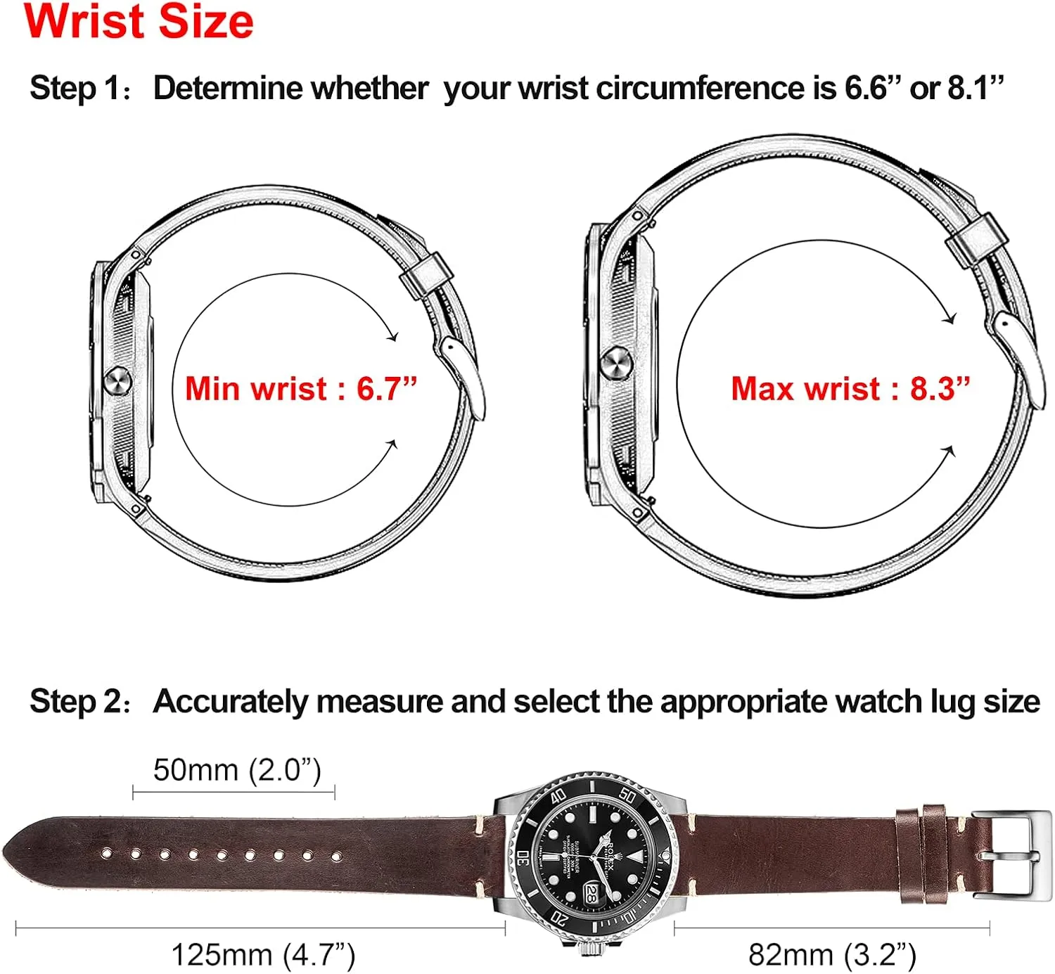 Replacement Wrap of 18mm, 20mm, 22mm hemsut h Leather Watch Bands for Men, Horween Quick Release Leather Watch splash monopolize merchandise loft term Strap Vintage Watch 