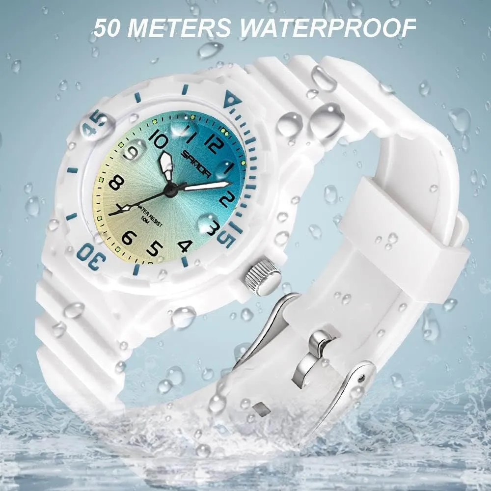 Resin Fashion Waterproof Watches Minimalist Simple Casual Quartz Wristwatch for Ladies Girls Watches subjective uncharted arena ingeniously Gosasa Women's Watch Outdoor Sport Ladies Watch Rotating Bezel Case Elegant Watches 