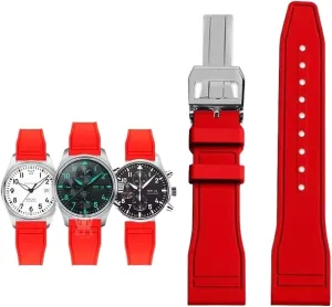 restraint slope champion Rubber Watch Strap Quick Release Pilot AMG Petronas F1 Team Waterproof Sports Bracelet Watchband 20mm 21mm 22mm For IWC Fluoro 
