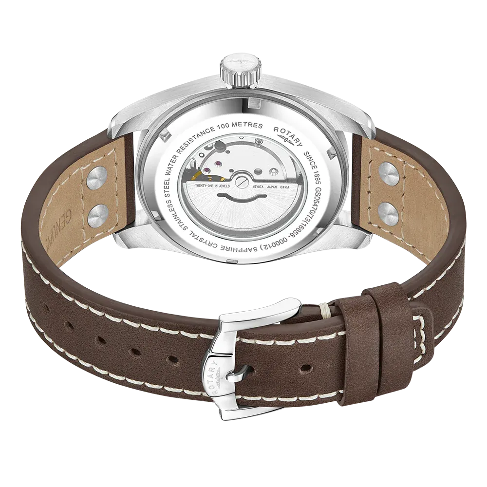 Rotary RW 1895 Pilot Men's Green Watch GS05470/73