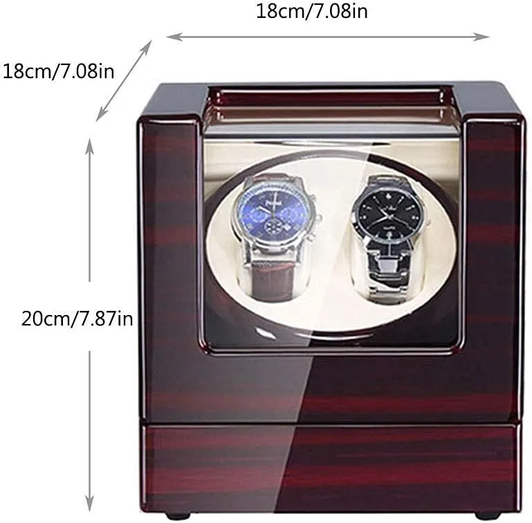 Rotation Modes Quiet poem fatal Motor Watches Storage Boxes 9 Styles (E) Automatic Watch Winder with LED Light 5 