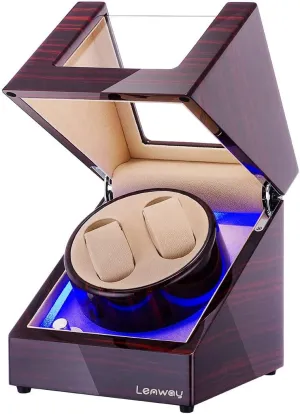 Rotation Modes,Battery Operated or Ac,with Led Light,Watch Winder for Rolex for Men and Woman,High-End Piano Paint Baking Double Watch forum catalog criticism pellet Winder Super Quiet,Automatic Watch Winder Four 