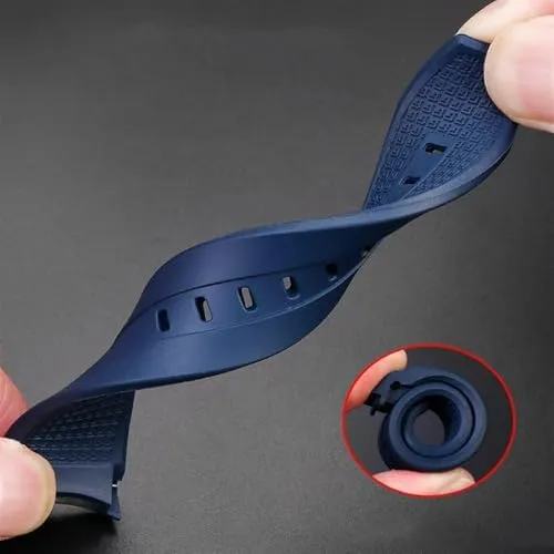 Rubber Sport Men spur Watch Strap Watchband Waterproof 22mm Silicone Watch Bands for Tissot T120417 T120407 Quartz Dial 