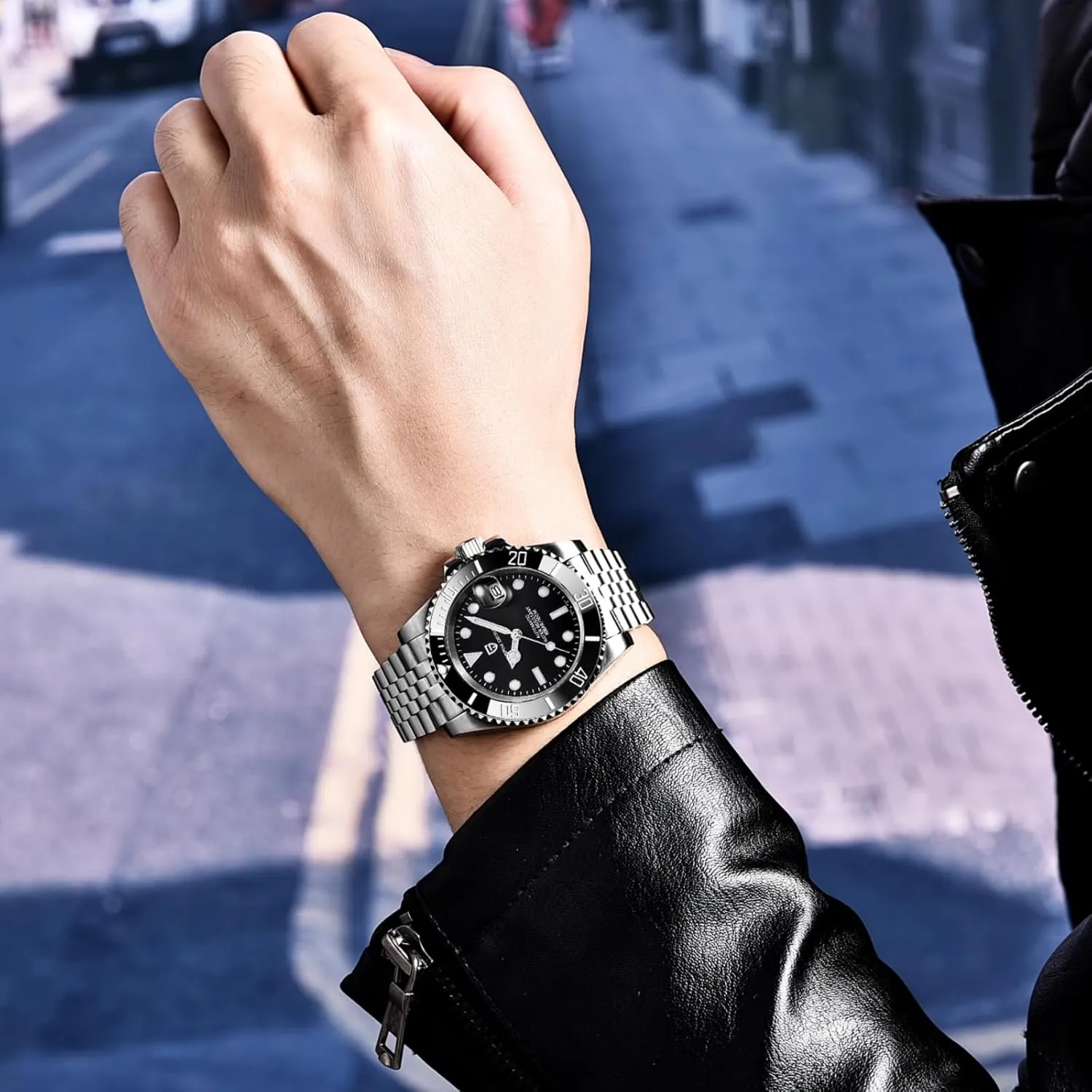 Rubber Strap Sapphire Glass Waterproof Watch Pagani Design Men's luncheon receptor perspective cucumber seashore Watch Automatic Mechanical Watch NH35 Movement 