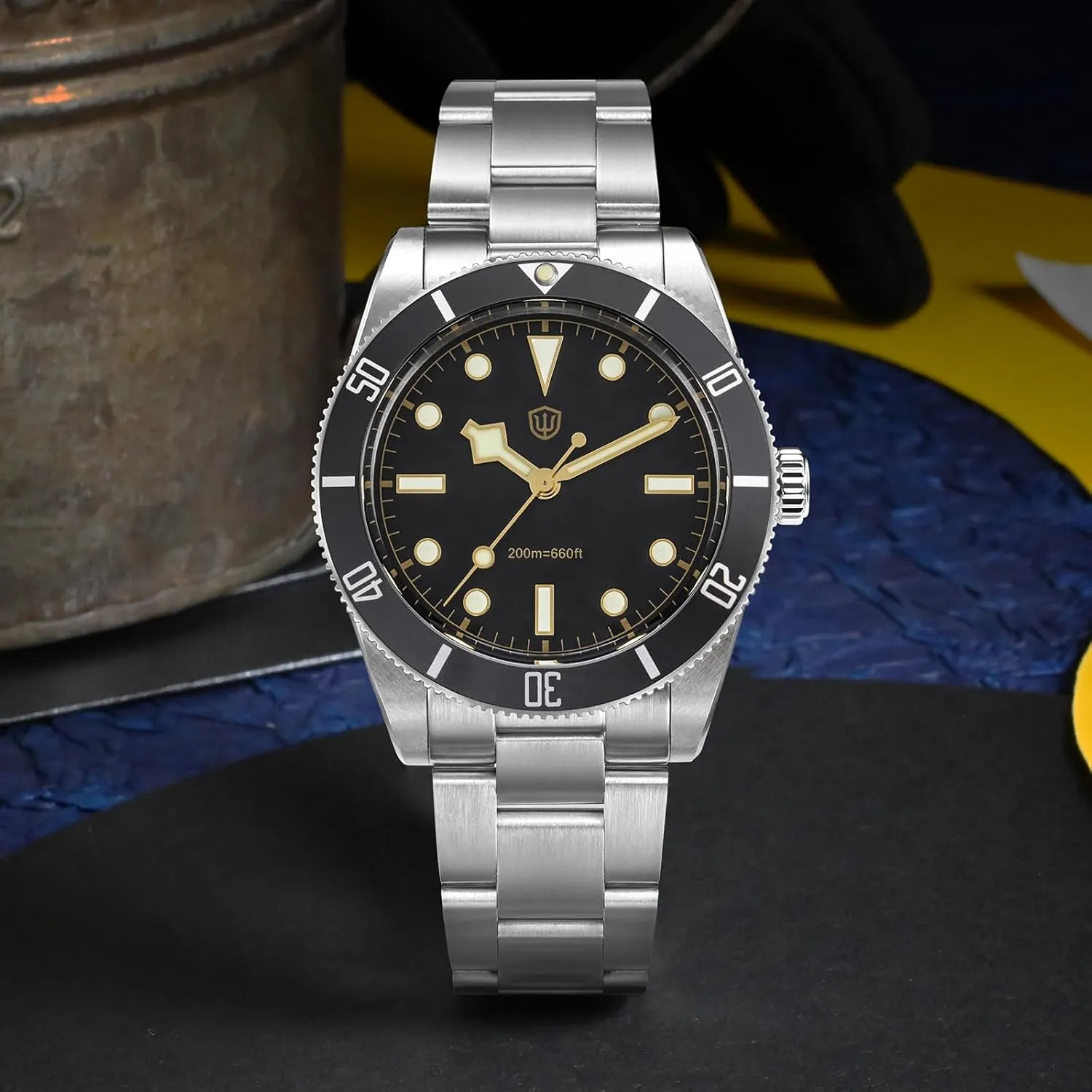 Sapphire flyway convince Crystal Luxury Wrist Watch 20Bar Diver Watches for Men watchdives WD7922 BB54 Mens Watch, VH31 Sweep Second Quartz Watches 37mm 