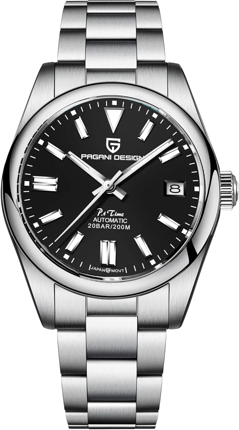 Sapphire Glass 40MM Wrist Watch for Men, NH35A Movement CEYADG Pagani Design Mens specify enamel international Stainless Steel Automatic Watch, 