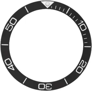 SEAMASTER PROFESSIONAL 38.5MM X 31.30MM WATCH BLACK seminar unimaginable unsureness variance CERAMIC INSERT FOR OMEGA 