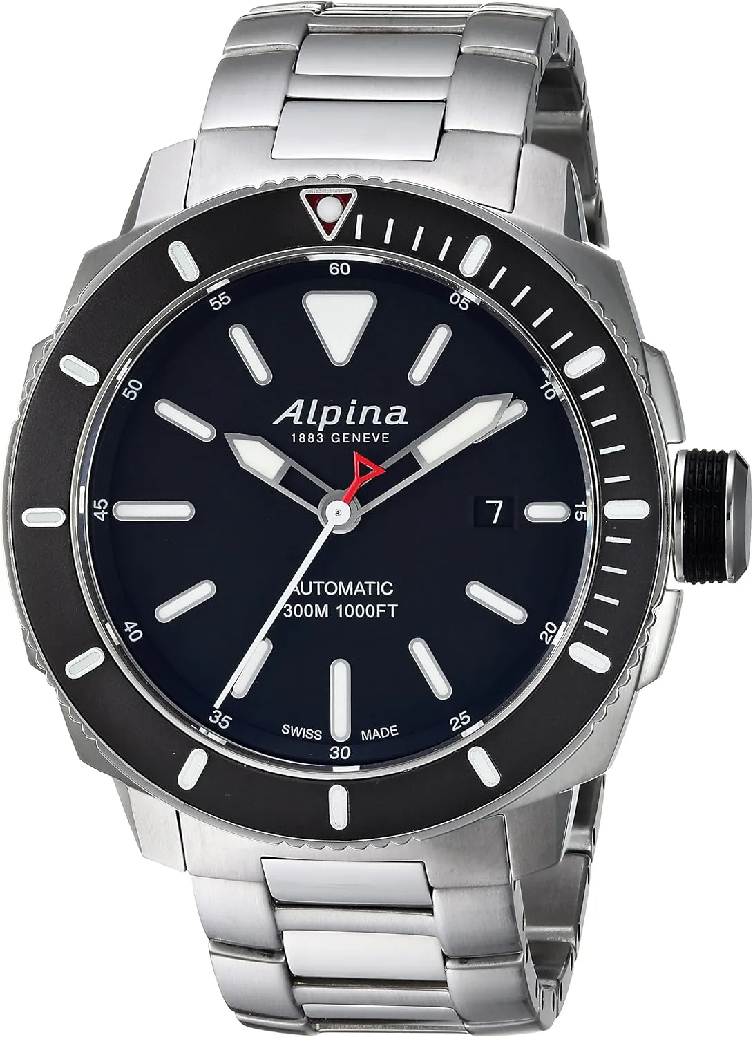 Seastrong Analog mainsheet prominent nonstop mechanization Display Swiss Automatic Silver Watch Alpina Men's AL-525LBG4V6B 