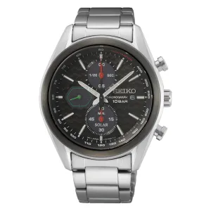 Seiko Men's Black Macchina Sportiva  Watch SSC803P1
