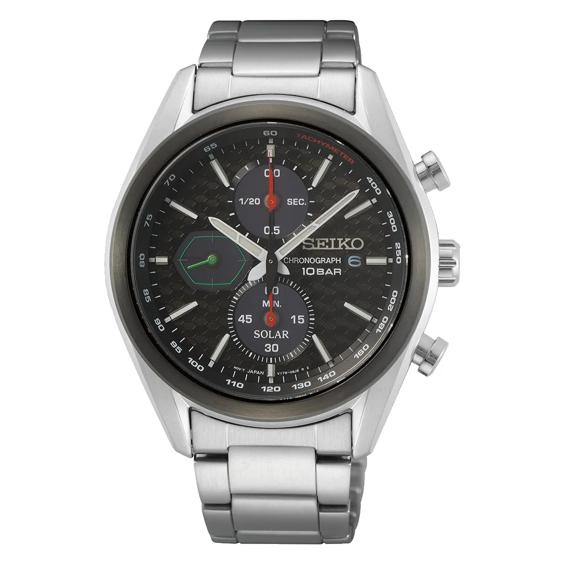 Seiko Men's Black Macchina Sportiva  Watch SSC803P1