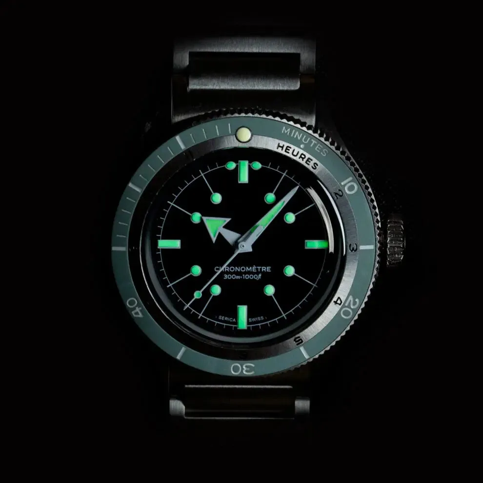 Serica 5303 Diving Chronometer Crystal Blue