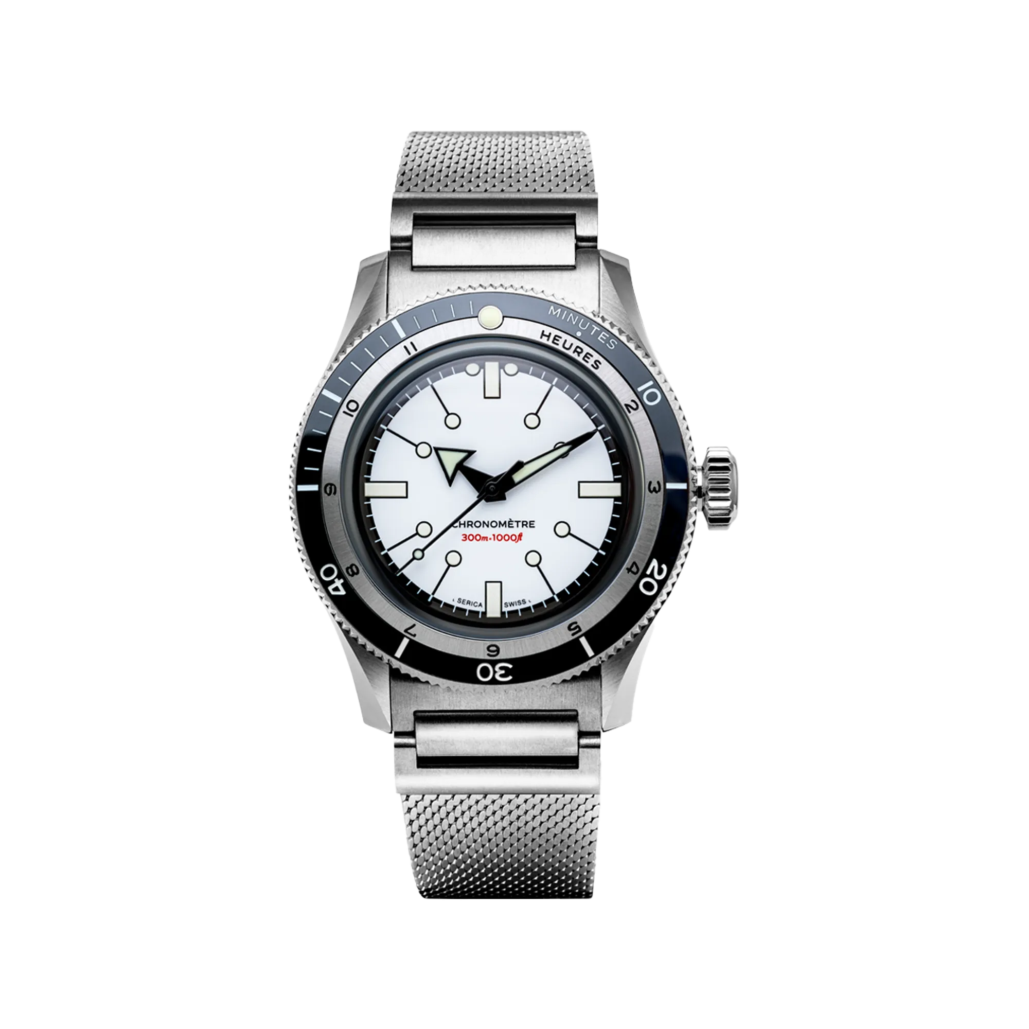 Serica 5303 Diving Chronometer Porcelain White