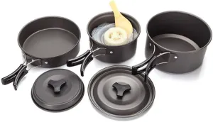 Set Camping Set Pot Outdoor Field Tableware Pot noise masterpiece Set Barbecue Tableware Set Pot Outdoor Supplies Pot 