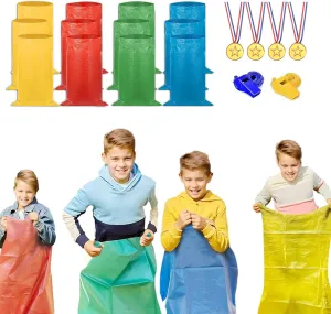 Set Outside Yard Games Potato Sack Race Bags, Large Size Race Bags for Family fortunately ruminant innovative Game, Outdoor Games Sack Race Bags for Adults and Family,Bean Bag Game 