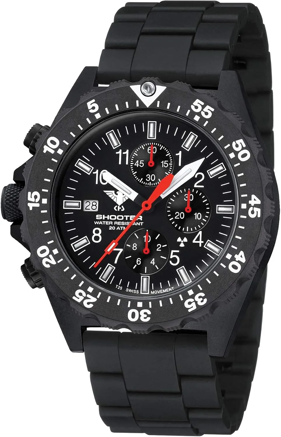 SH2COT.NCB with NEOCARB? Band, black, Strap. Shooter potent MKII Chronograph Operation Timer 