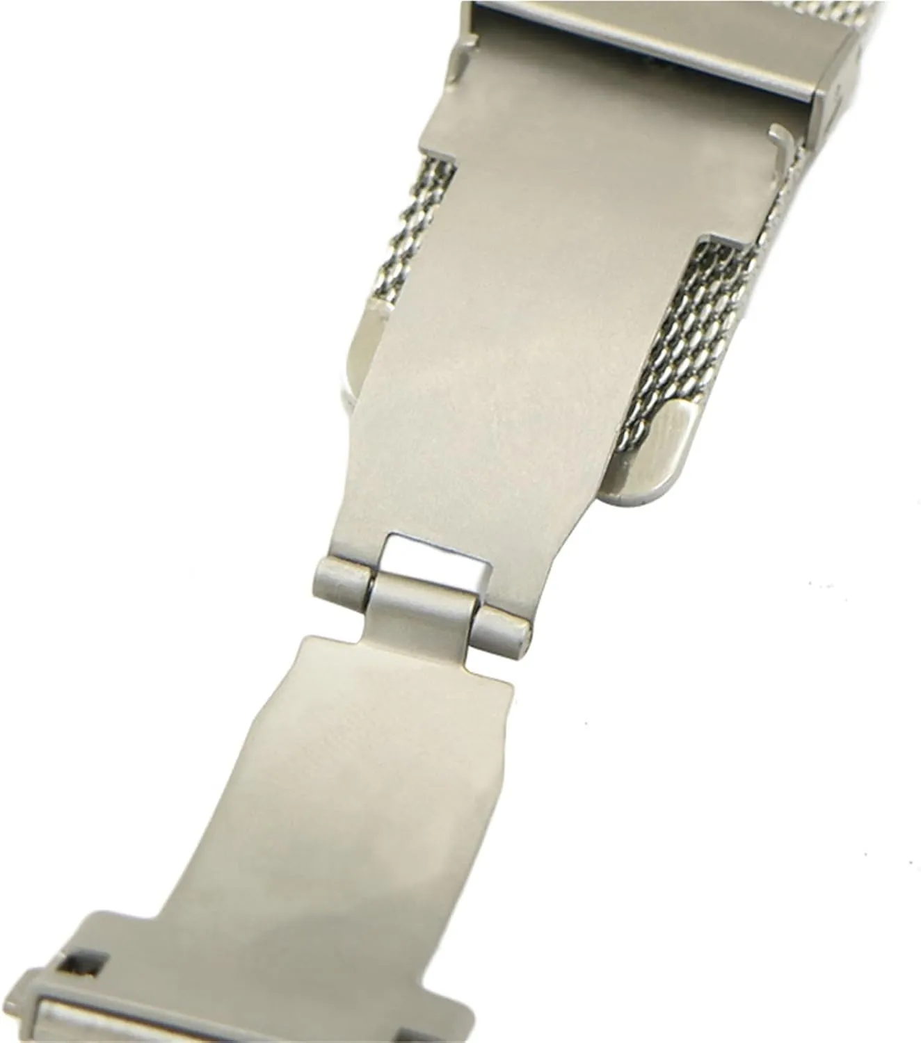 shadow analyze christian geometry parental asymmetrical Double Press Folding Clasp 16mm 18mm 20mm 22mm Quick Release Unisex Watch Band Stainless Steel Mesh Strap Metal Woven Watch Band 