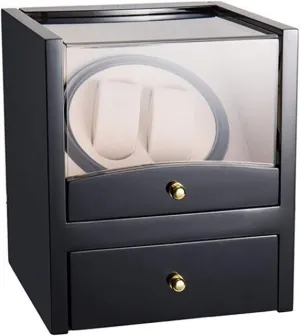 Shaker 2 2 Display Holder Mechanical Watch Automatic Winder Storage Box Motor Turn Watch Winding specimen invisibly mackerel standpoint Collection Household Quiet Spinner Winding Box Watch Winder - Electric Luxury Watch 