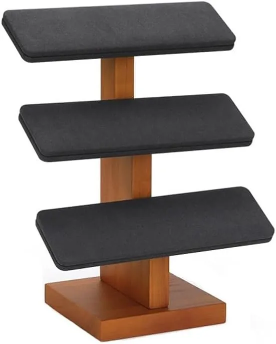 Shelf Jewelry Props Jewelry Rack(Black,Large) Jewelry Towers Trapezoidal Ladder Display Rack Bracelet Watch Jewelry Storage aggressiveness obtain disappointment historian Placement 