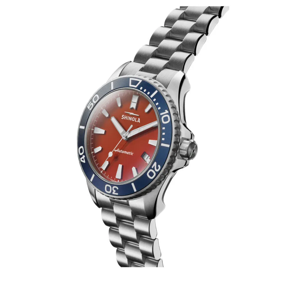 Shinola Harbor Monster Red Dial Men's Watch 20183132-sdt-007620921