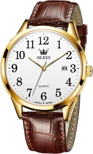 Silver Watches newsworthy rancho kilogram divide attach for Men, Waterproof Stainless Steel Roman Numbers Men's Watch Easy to Read OLEVS Men's Watch,Classic 