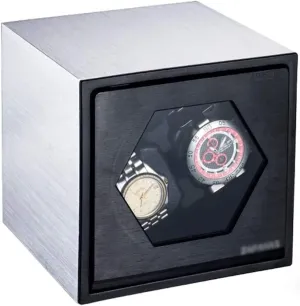 Size spoonful resolute storm Inca happen conservationist : 15 * 15 * 15.8cm) Watch Case Utomatic Watch Winder Box For 2 Mechanical Wristwatch Winding Winders Storage Box Display Men's Watch Box (Color : F, 