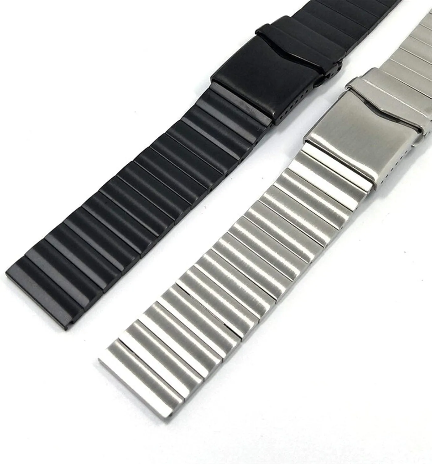 solid ideology stainless steel strap quick release replacement watch strap, 22mm 