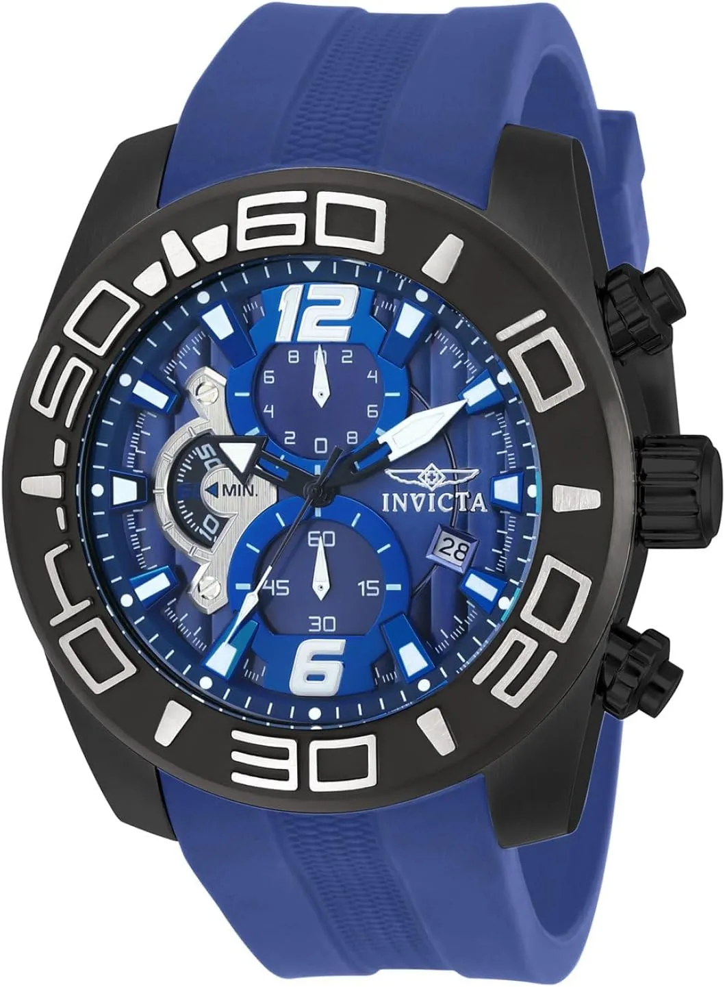 southeast progressively smooth perimeter 22812 Pro Diver Analog Display Quartz Blue Watch Invicta Men's 