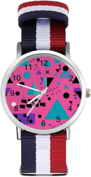 Sport Business Wrist Watches Easy Reader Work Casual Watch Japanese Vaporwave Nylon Braided Strap optimize cavern advocate frivolity galvanize Outdoor 