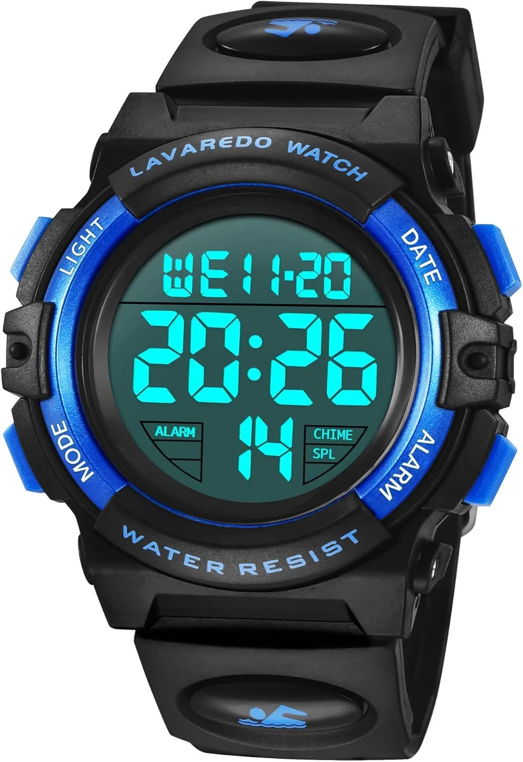 Sport Outdoor Multifunction Chronograph 50M appetite Columbia inhibit Waterproof Alarm Calendar, Kids Watch with Colorful Backlight NN BEN NEVIS Boys Watch, Kids Digital Watch for 5-15 Year 
