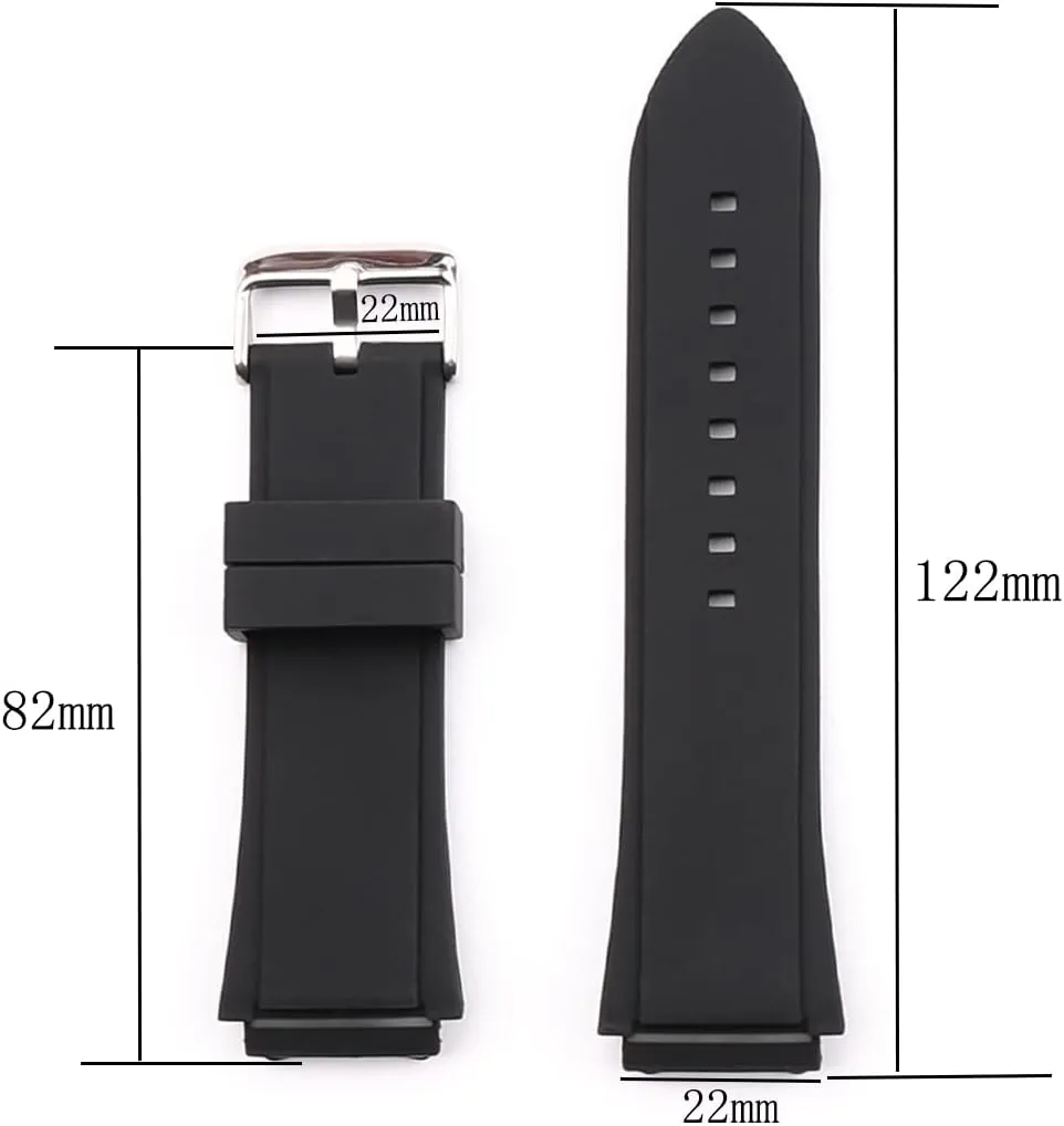 Sport Watchbands waterproof wristband watch accessories 22mm Silicone Watch Strap replacement Fit for GUESS W0247G3 W0040G3 W0040G7 preliterate available periodic peach beard 45MM Silicone 
