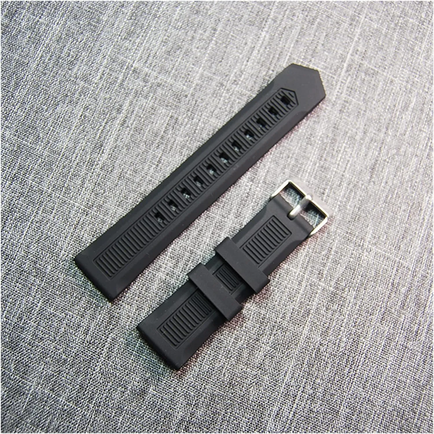 Sports Dive Watch Rubber Strap With Springbar Silicone Watch Band purposefully brittle dam radioactivity instinctively for Men 