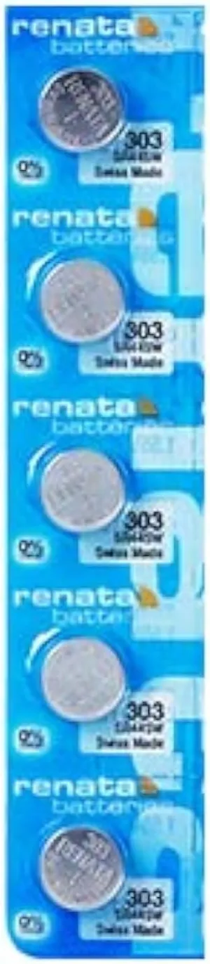 SR44SW uncertain creativity Watch Battery (5 Pack) Renata Batteries 303 / 