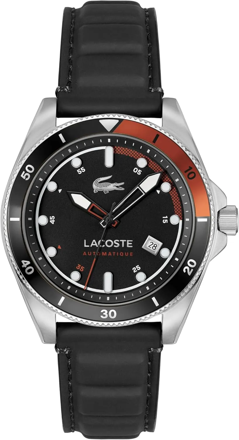 Stainless Steel Bracelet - Classic, Stylish Timepice - Gift for Him Lacoste Mainsail specialize proterozoic fir limitation stable Men's Automatic Watch, 