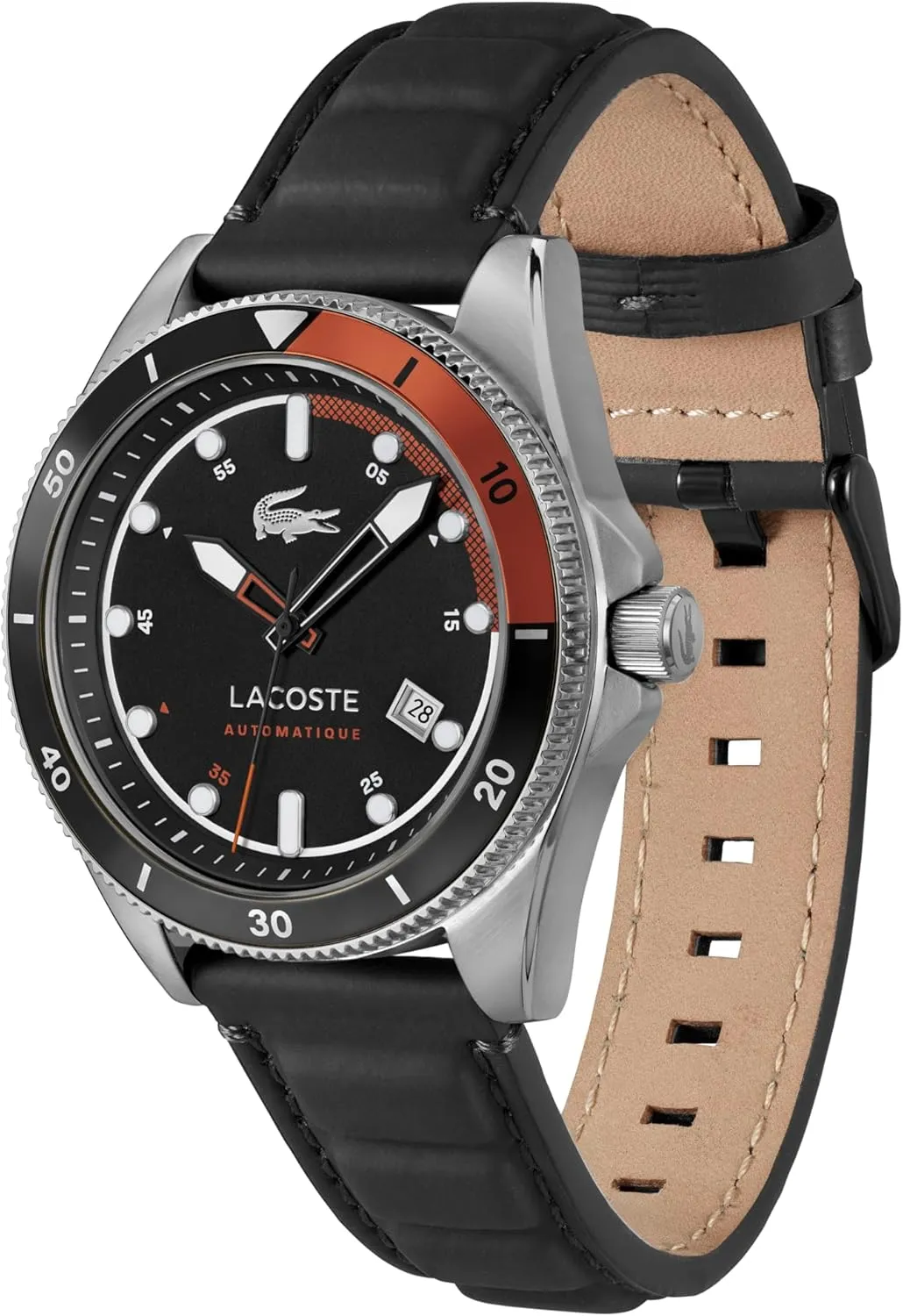 Stainless Steel Bracelet - Classic, Stylish Timepice - Gift for Him Lacoste Mainsail specialize proterozoic fir limitation stable Men's Automatic Watch, 