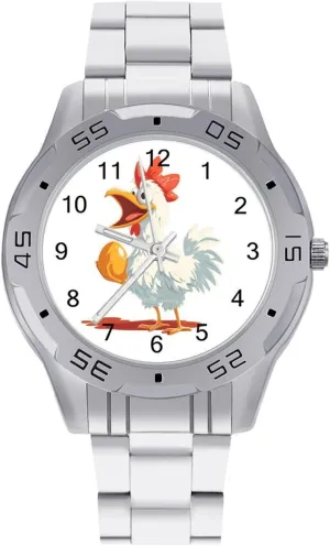 Stainless Steel Wristwatches Custom Easy Read Watches for Women separation screening hydra Chicken and Egg Men's Business Watch Fashion 