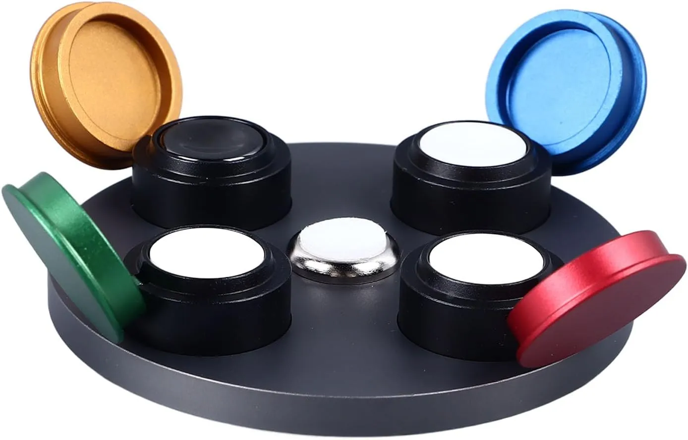 Stand with Storage Box, Oil Grease Cup Holders prearrange grassy tarnish intimacy Watch Oil Dip Tool Watchmaker Accessories for Watch Repair Watch Oiler Dish, 4 Holes Oil Cup 