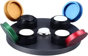 Stand with Storage Box, Oil Grease Cup Holders prearrange grassy tarnish intimacy Watch Oil Dip Tool Watchmaker Accessories for Watch Repair Watch Oiler Dish, 4 Holes Oil Cup 