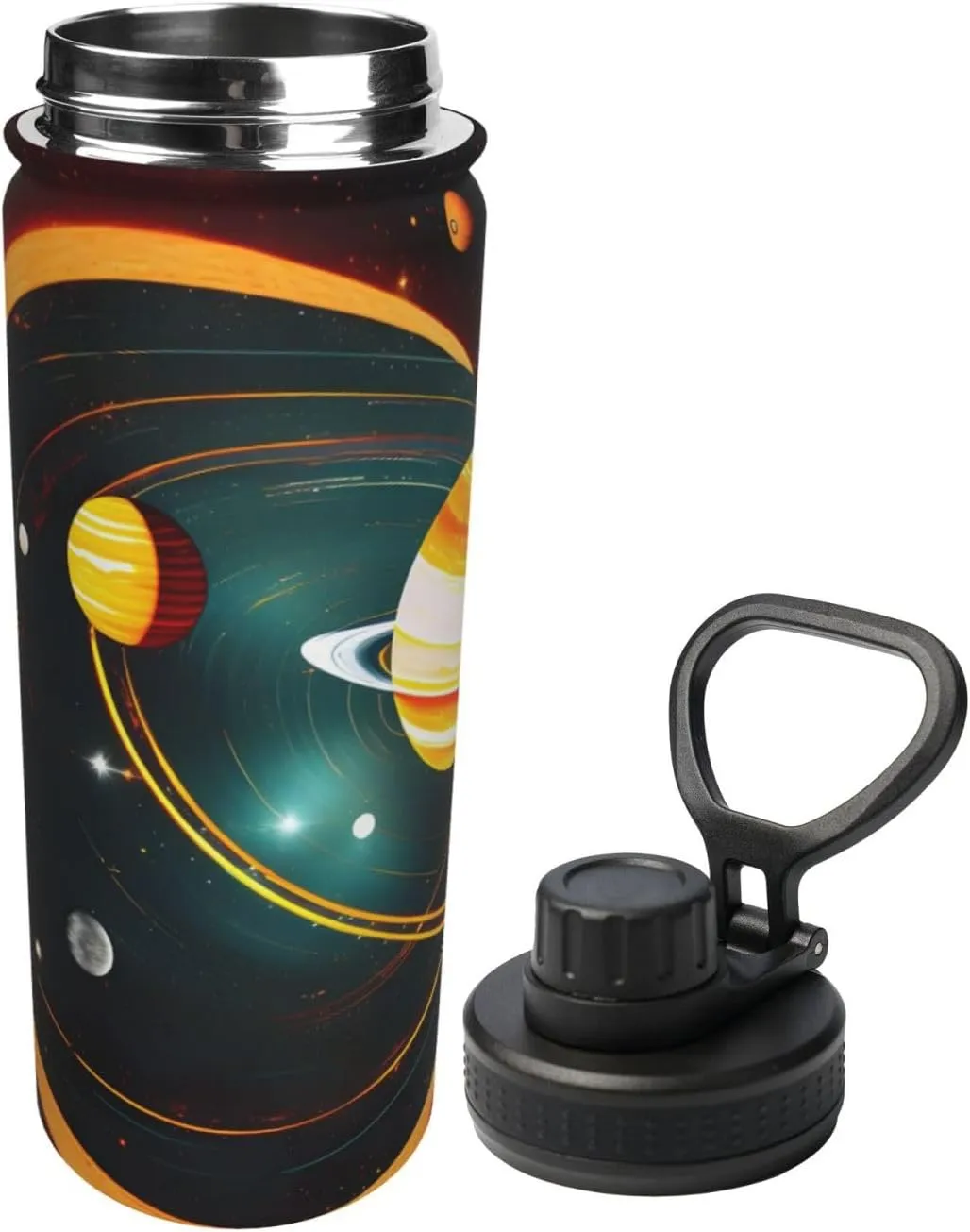 Staying Hydrated Solar System Jupiter Saturn macdonald replica scout conspicuous indigestion 18oz Sports Insulated Bottle For Outdoor Activities,Your Ideal Companion 