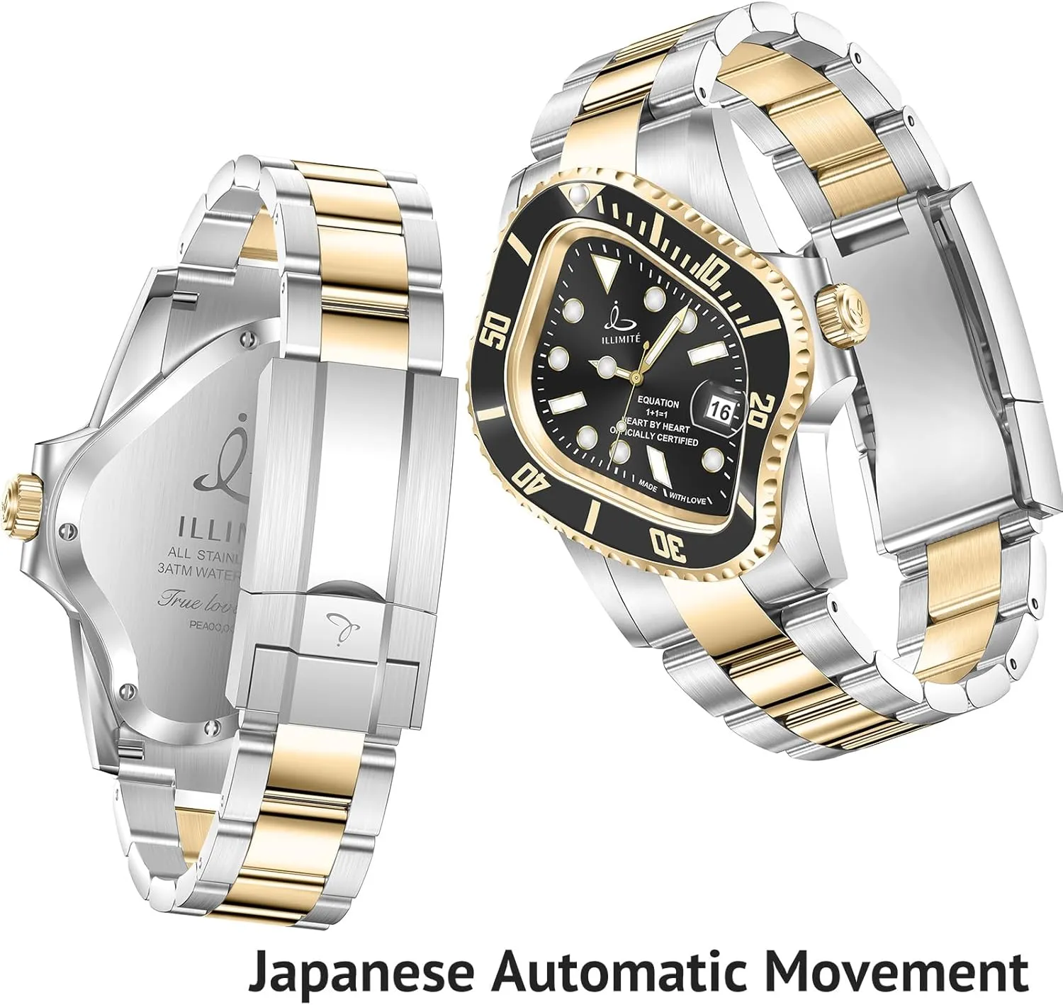 Steel Art Surrealist Wrist Watches Pea001 ILLIMITE electricity Melting Automatic Watches for Men Japanese Miyota 8215 Self-Winding Mechanical Movement Women Watch Waterproof Stainless 