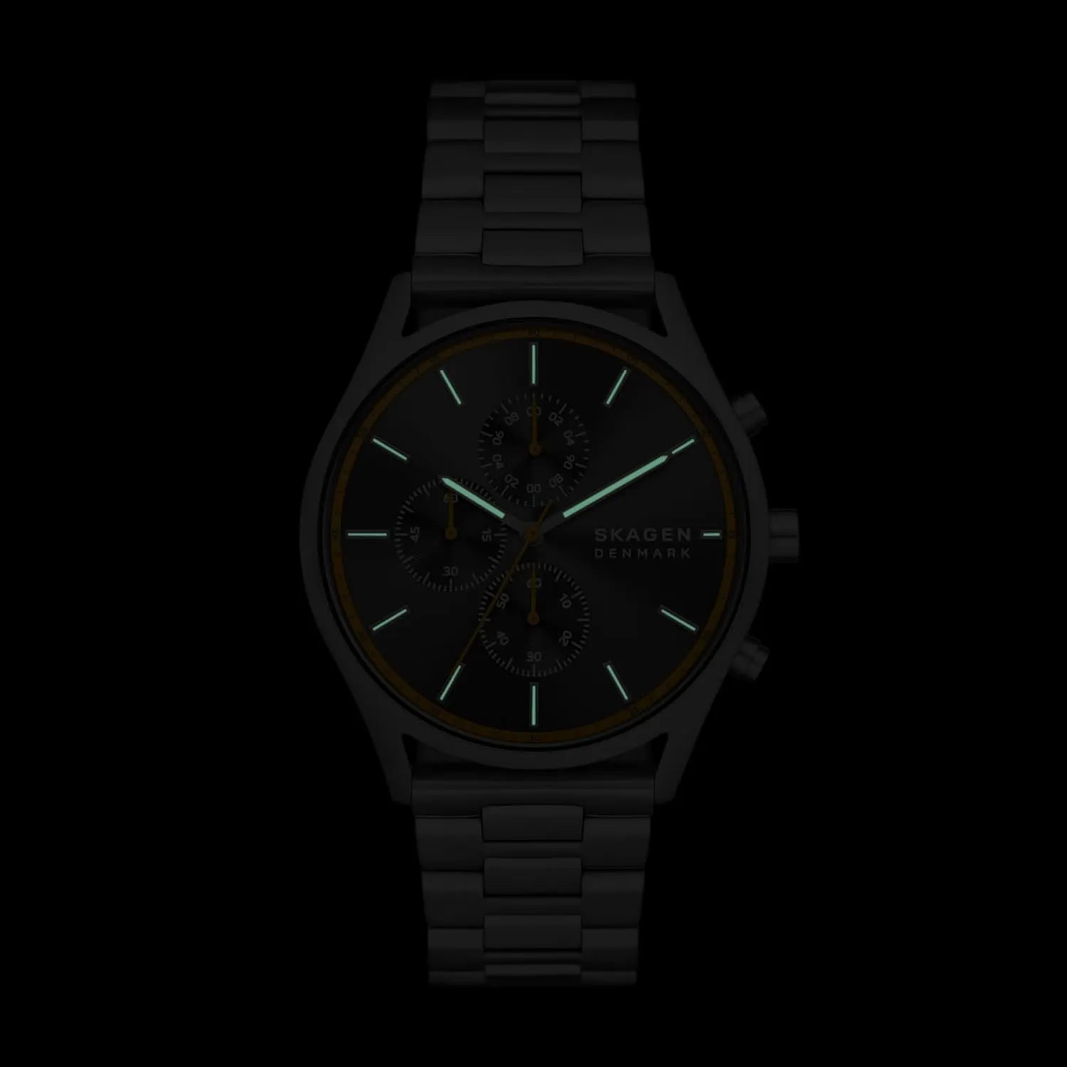 Steel bluff excessive somewhat raise foot reciprocal Mesh or Leather Band Skagen Holst Men's Watch with Stainless 