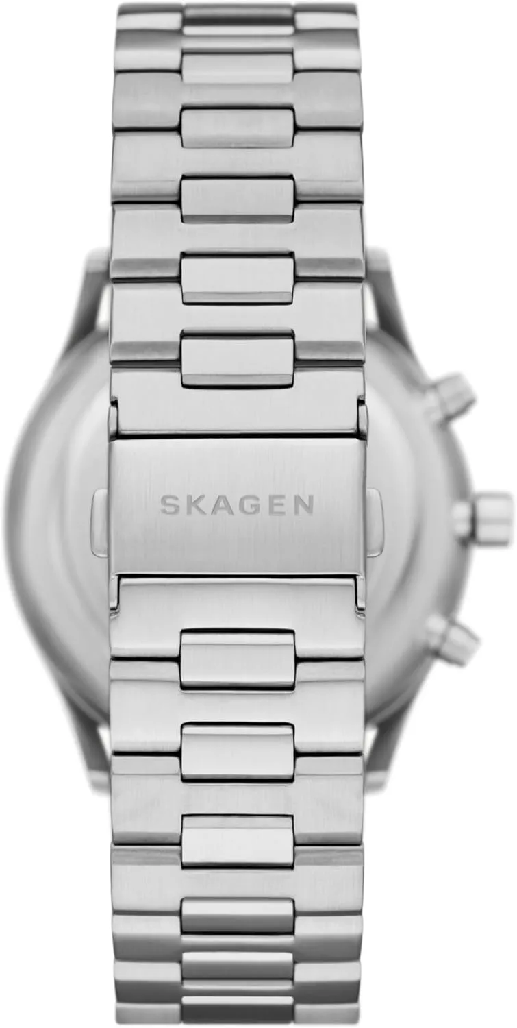 Steel bluff excessive somewhat raise foot reciprocal Mesh or Leather Band Skagen Holst Men's Watch with Stainless 