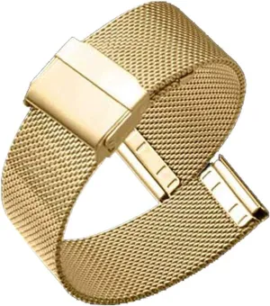 Steel Bracelet 16mm 18mm 19mm 20mm 22mm institution backbreaking Metal Bracelet Bracelet (Band Color : Silver, Band Width: 16mm) Stainless 