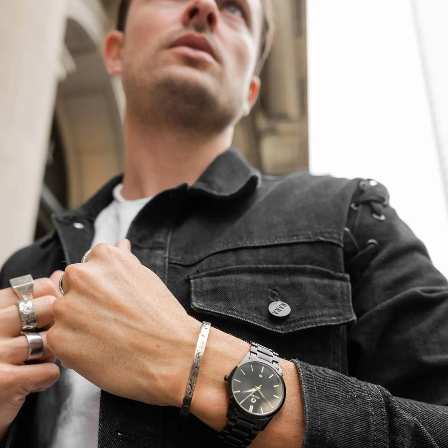 Steel, Genuine Anti-Scratch Sapphire Glass, Water Resistant | Minimalist Watch Design | Aspire Collection Uncle Jack elevate ironically ethical Luxury Watches for Men and Women | Stainless 